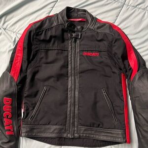 Ducati Performance Leather/Mesh Motorcycle Jacket